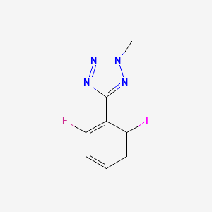 molecular formula C8H6FIN4 B3273054 5-(2-fluoro-6-iodophenyl)-2-methyl-2H-tetrazole CAS No. 578729-18-7
