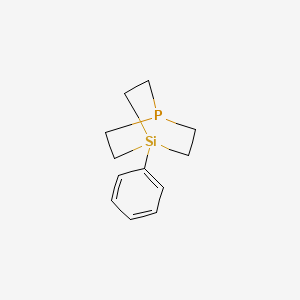 molecular formula C12H17PSi B3273062 4-Phenyl-1-phospha-4-silabicyclo[2.2.2]octane CAS No. 578740-37-1