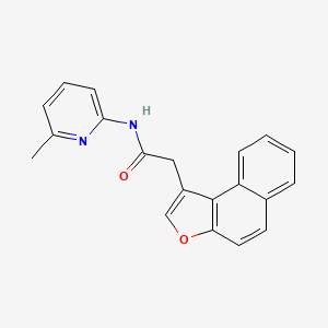 molecular formula C20H16N2O2 B3273069 N-(6-methylpyridin-2-yl)-2-(naphtho[2,1-b]furan-1-yl)acetamide CAS No. 578756-68-0