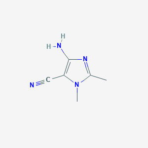 4-Amino-1,2-dimethylimidazole-5-carbonitrile