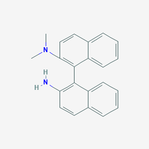 molecular formula C22H20N2 B3273457 (R)-N,N-Dimethyl-[1,1'-binaphthalene]-2,2'-diamine CAS No. 587838-62-8