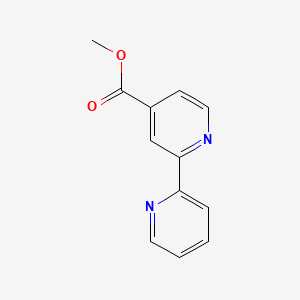 molecular formula C12H10N2O2 B3273477 Methyl [2,2'-bipyridine]-4-carboxylate CAS No. 58792-53-3