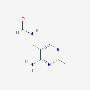 molecular formula C7H10N4O B032735 N-[(4-amino-2-methylpyrimidin-5-yl)methyl]formamide CAS No. 1886-34-6