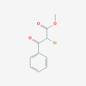 molecular formula C10H9BrO3 B3273940 methyl 2-bromo-3-oxo-3-phenylpropanoate CAS No. 59864-01-6