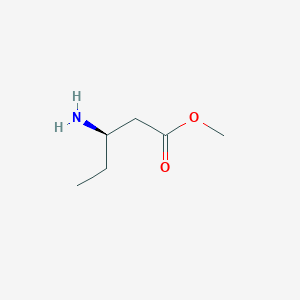 molecular formula C6H13NO2 B3273968 (R)-Methyl 3-Aminopentanoate CAS No. 599149-16-3