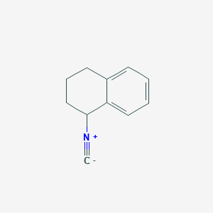 molecular formula C11H11N B3274154 1-isocyano-1,2,3,4-tetrahydronaphthalene CAS No. 602262-90-8