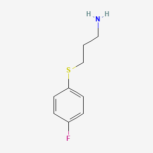 1-[(3-Aminopropyl)sulfanyl]-4-fluorobenzene