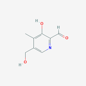 3-Hydroxy-5-(hydroxymethyl)-4-methylpicolinaldehyde