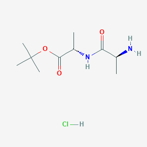 (S)-tert-butyl 2-((S)-2-aminopropanamido)propanoate hydrochloride