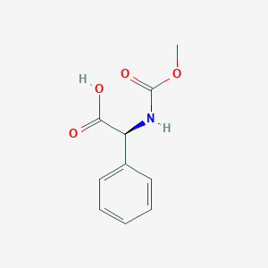 (s)-2-((Methoxycarbonyl)amino)-2-phenylacetic acid