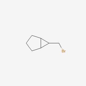 molecular formula C7H11B B3274460 6-(Bromomethyl)bicyclo[3.1.0]hexane CAS No. 60775-79-3