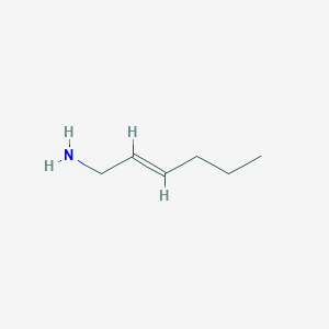 molecular formula C6H13N B3274657 2-Hexenylamine CAS No. 61210-84-2