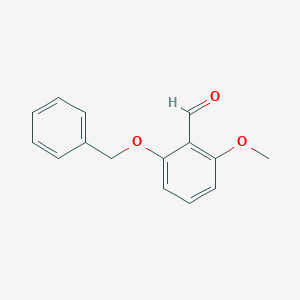 molecular formula C15H14O3 B3274670 2-(benzyloxy)-6-methoxybenzaldehyde CAS No. 61227-36-9