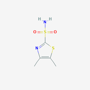 molecular formula C5H8N2O2S2 B3274898 4,5-Dimethylthiazole-2-sulfonamide CAS No. 616880-12-7