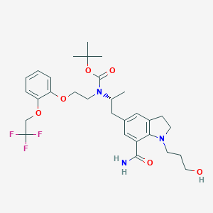 molecular formula C30H40F3N3O6 B032749 N-tert-Butyloxycarbonyl Silodosin CAS No. 160970-07-0