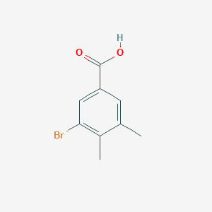 molecular formula C9H9BrO2 B3275380 3-Bromo-4,5-dimethylbenzoic acid CAS No. 6237-17-8