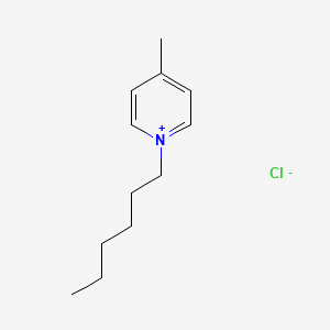 molecular formula C12H20ClN B3275386 N-hexyl-4-metylpyridinium chloride CAS No. 62409-49-8