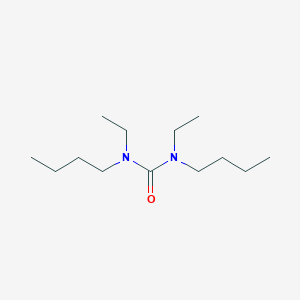 molecular formula C13H28N2O B3275428 N,N'-Dibutyl-N,N'-diethylurea CAS No. 62508-42-3