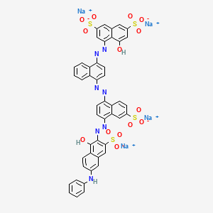 molecular formula C46H27N7Na4O14S4 B3275457 Direct Blue 81 CAS No. 6252-57-9