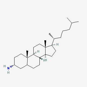 molecular formula C27H49N B3275484 3alpha-Aminocholestane CAS No. 62560-52-5