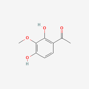 molecular formula C9H10O4 B3275503 2,4-Dihydroxy-3-methoxyacetophenone CAS No. 62615-26-3