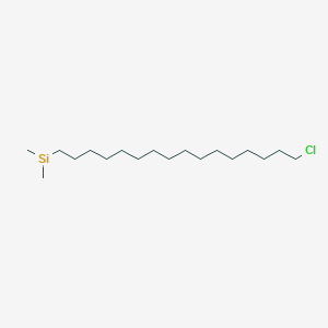 molecular formula C18H38ClSi B3275524 Silane, chlorohexadecyldimethyl- CAS No. 62635-26-1