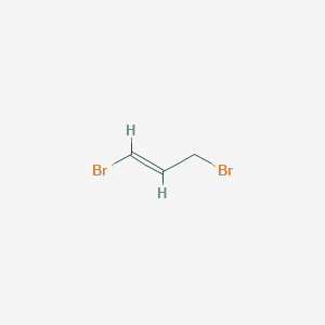 molecular formula C3H4Br2 B3275540 1,3-Dibromo-1-propene CAS No. 627-15-6