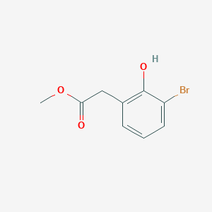 molecular formula C9H9BrO3 B3275678 Methyl 2-(3-bromo-2-hydroxyphenyl)acetate CAS No. 628331-74-8