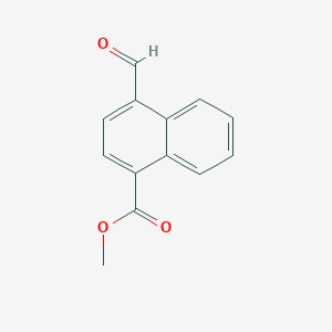 molecular formula C13H10O3 B3275696 Methyl 4-formyl-1-naphthoate CAS No. 62855-40-7