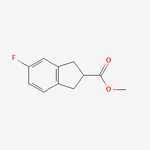 5-Fluoro-indan-2-carboxylic acid methyl ester