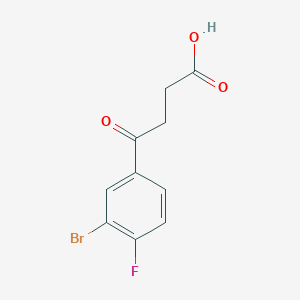4-(3-Bromo-4-fluorophenyl)-4-oxobutanoic acid