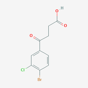 Benzenebutanoic acid, 4-bromo-3-chloro-gamma-oxo-