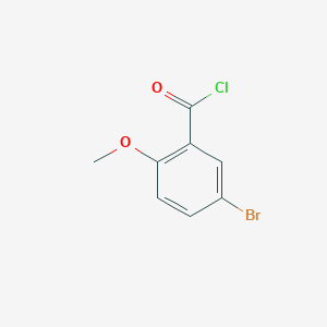 molecular formula C8H6BrClO2 B3275749 5-Bromo-2-methoxybenzoyl chloride CAS No. 62910-63-8