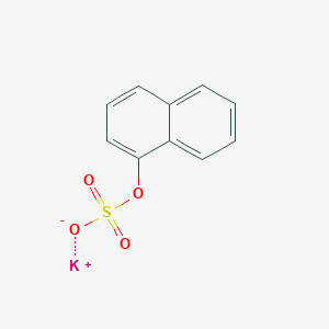 molecular formula C10H7KO4S B3275765 Potassium naphthalen-1-yl sulfate CAS No. 6295-74-5