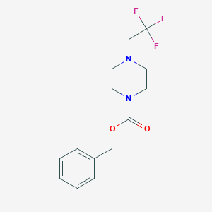 Benzyl 4-(2,2,2-trifluoroethyl)piperazine-1-carboxylate