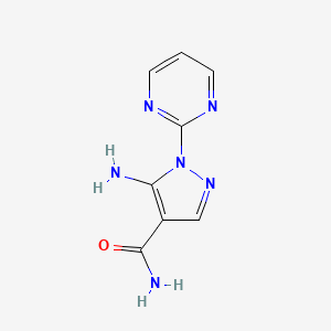 5-amino-1-(pyrimidin-2-yl)-1H-pyrazole-4-carboxamide