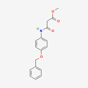 N-(4-benzyloxy-phenyl)-malonamic acid methyl ester