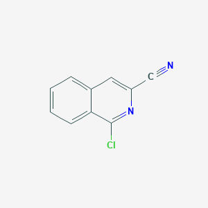 molecular formula C10H5ClN2 B3275834 1-Chloroisoquinoline-3-carbonitrile CAS No. 630422-06-9