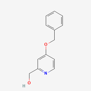molecular formula C13H13NO2 B3275852 (4-(Benzyloxy)pyridin-2-yl)methanol CAS No. 63071-11-4