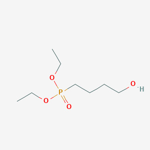 molecular formula C8H19O4P B3275863 Phosphonic acid, P-(4-hydroxybutyl)-, diethyl ester CAS No. 63075-64-9