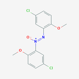 Diazene, bis(5-chloro-2-methoxyphenyl)-, 1-oxide