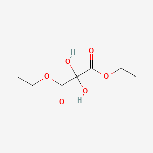 molecular formula C7H12O6 B3275878 diethyl 2,2-dihydroxypropanedioate CAS No. 631-23-2