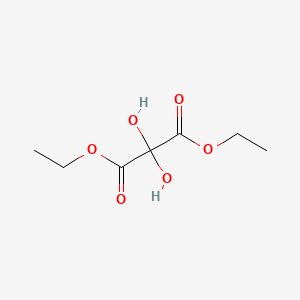 molecular formula C7H12O6 B3275878 2,2-Dihydroxypropanedioic acid 1,3-diethyl ester CAS No. 631-23-2