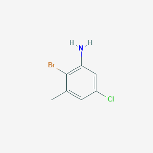 molecular formula C7H7BrClN B3275917 2-Bromo-5-chloro-3-methylaniline CAS No. 631910-14-0