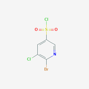 6-Bromo-5-chloropyridine-3-sulfonyl chloride