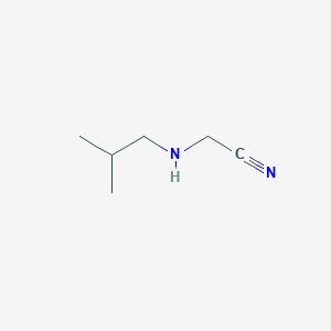 B3276001 2-(N-(2-methylpropyl)amino)acetonitrile CAS No. 63315-37-7