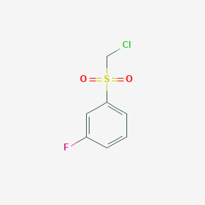 Benzene, 1-[(chloromethyl)sulfonyl]-3-fluoro-