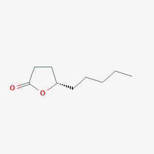 molecular formula C9H16O2 B3276047 (S)-4-Nonanolide CAS No. 63357-97-1