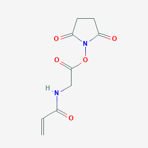 2-Propenamide, N-[2-[(2,5-dioxo-1-pyrrolidinyl)oxy]-2-oxoethyl]-