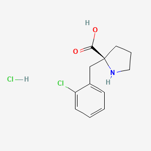 (S)-2-(2-Chlorobenzyl)pyrrolidine-2-carboxylic acid hydrochloride